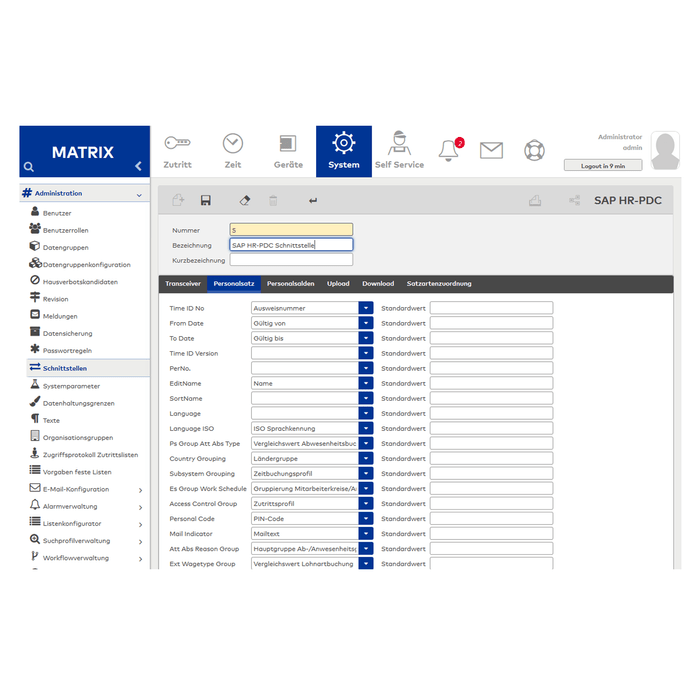 MATRIX Connect SAP HR-PDC (2)